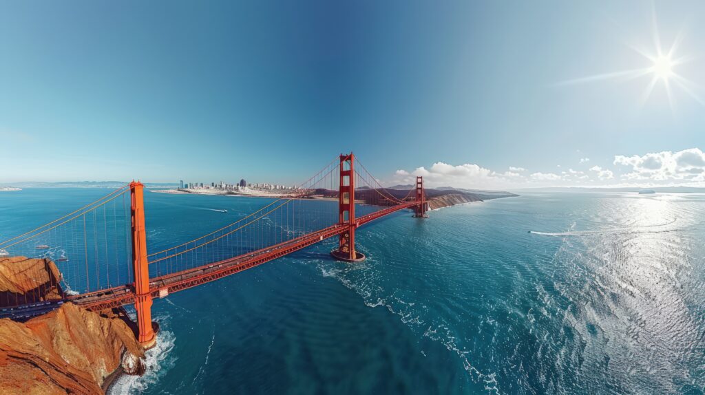 Top 10 Best Places to Visit in the USA – Complete USA Travel Guide iconic span structure over open water scenic travel destination